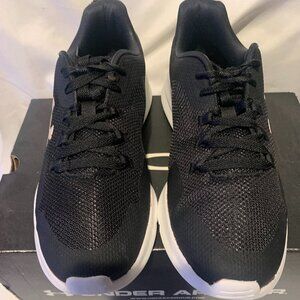 Under Armour Men's Black & White Athletic Shoes